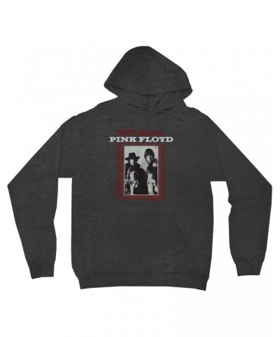 Pink Floyd Hoodie | Point Me To The Sky Framed Album Art Distressed Hoodie $19.18 Sweatshirts