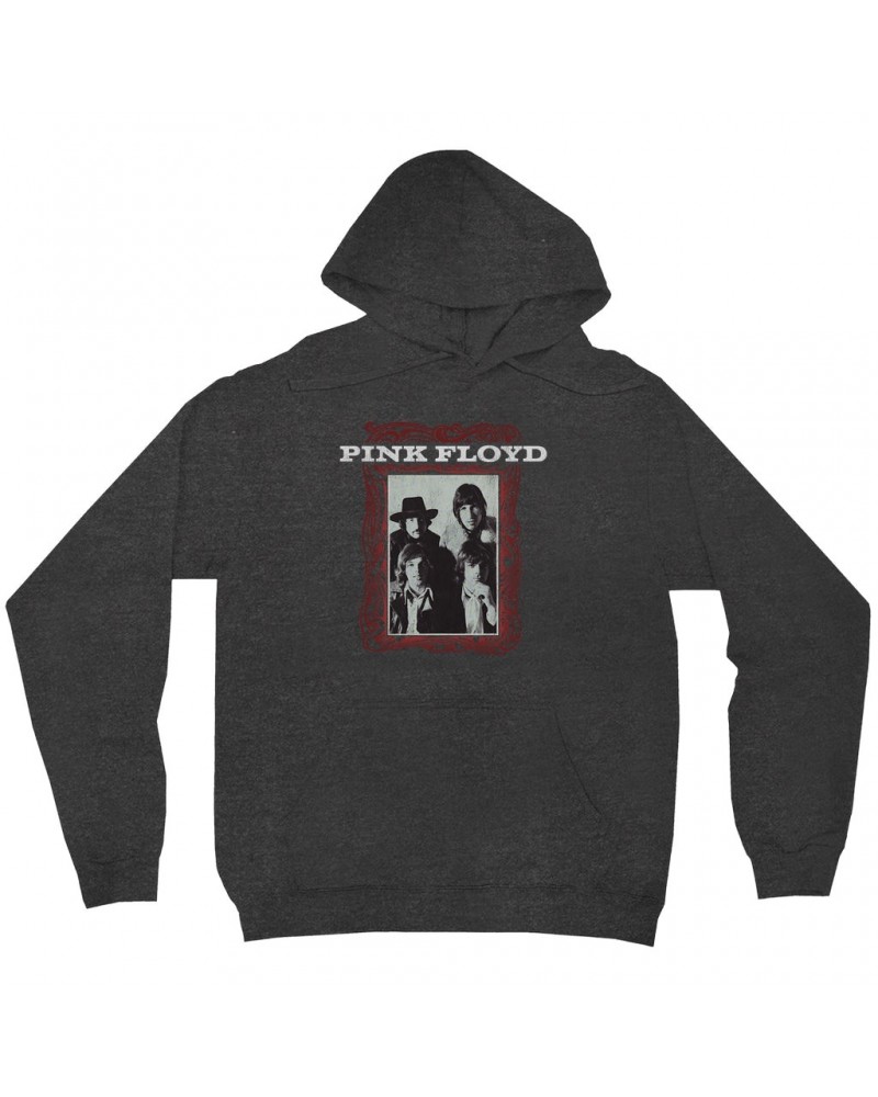 Pink Floyd Hoodie | Point Me To The Sky Framed Album Art Distressed Hoodie $19.18 Sweatshirts