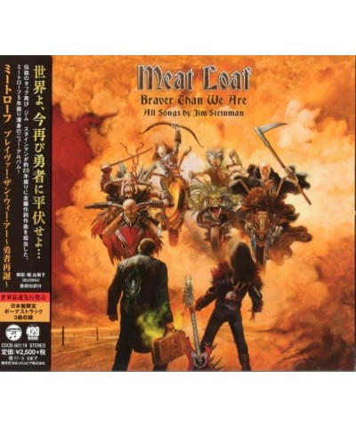 Meat Loaf BRAVER THAN WE ARE CD $16.56 CD