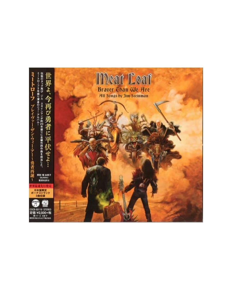 Meat Loaf BRAVER THAN WE ARE CD $16.56 CD