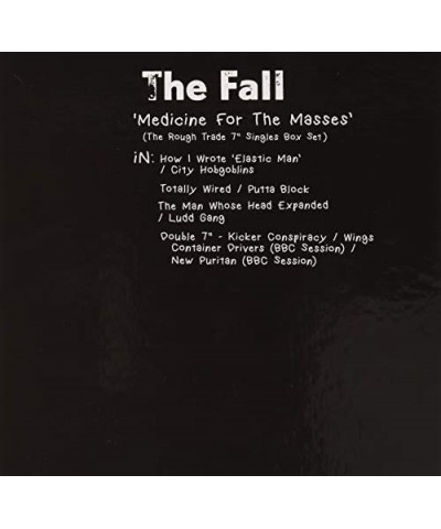 The Fall MEDICINE FOR THE MASSES - ROUGH TRADE 7 SINGLES Vinyl Record $24.75 Vinyl