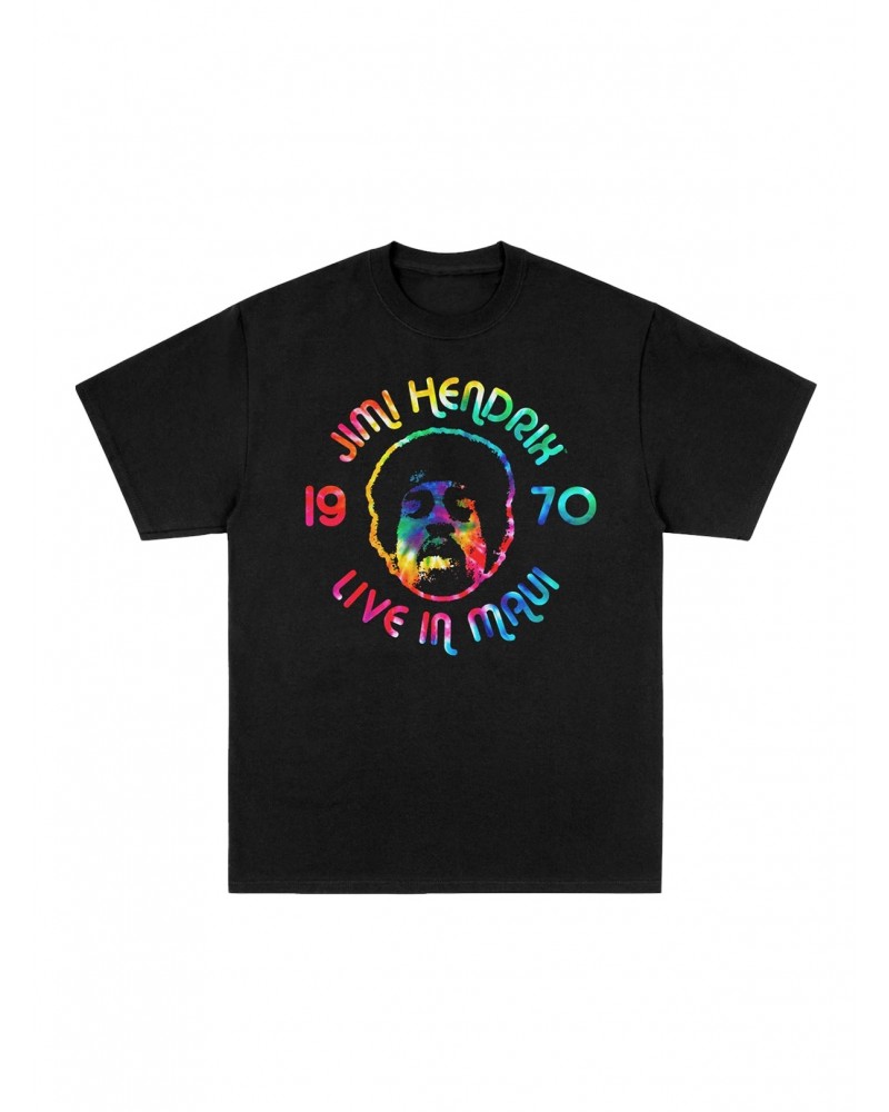 Jimi Hendrix LIVE IN MAUI 1970 CREST TEE $15.00 Shirts