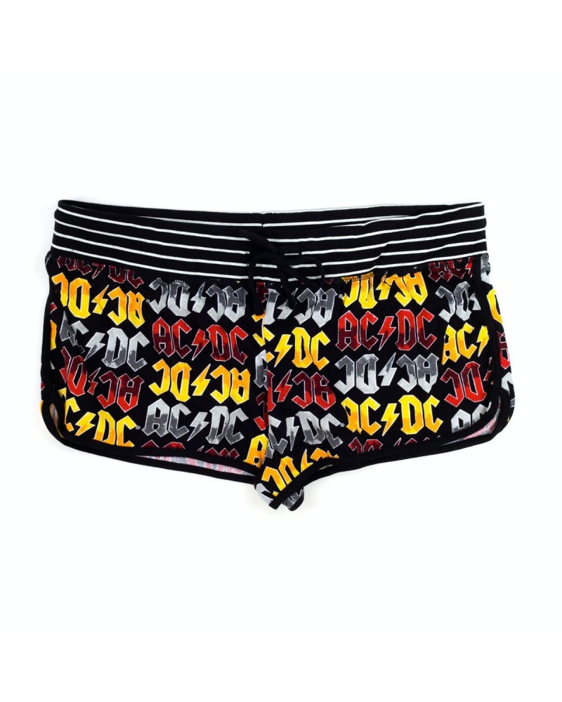 AC/DC Logo Women's Black Shorts $3.80 Shorts