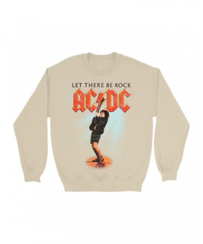 AC/DC Sweatshirt | Let There Be Rock Album Cover Design Sweatshirt $12.23 Sweatshirts