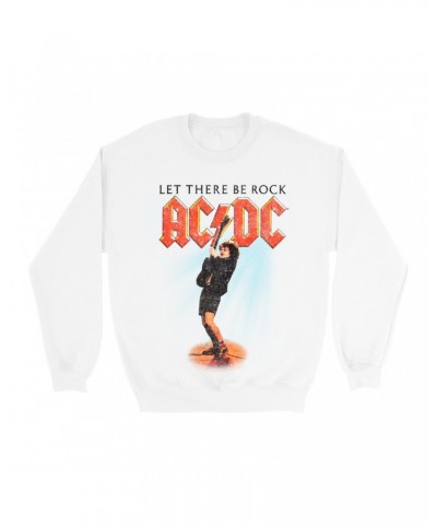 AC/DC Sweatshirt | Let There Be Rock Album Cover Design Sweatshirt $12.23 Sweatshirts