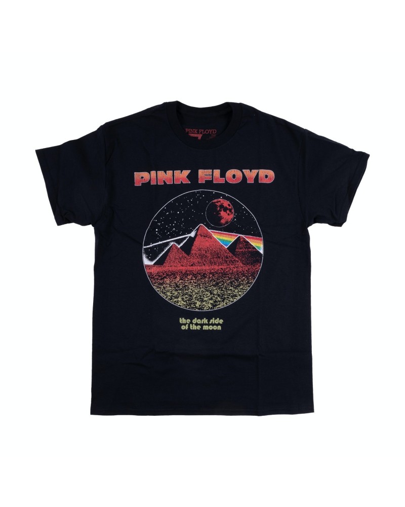 Pink Floyd The Dark Side of The Moon Vintage Pyramids Mens Tee $10.25 Shirts