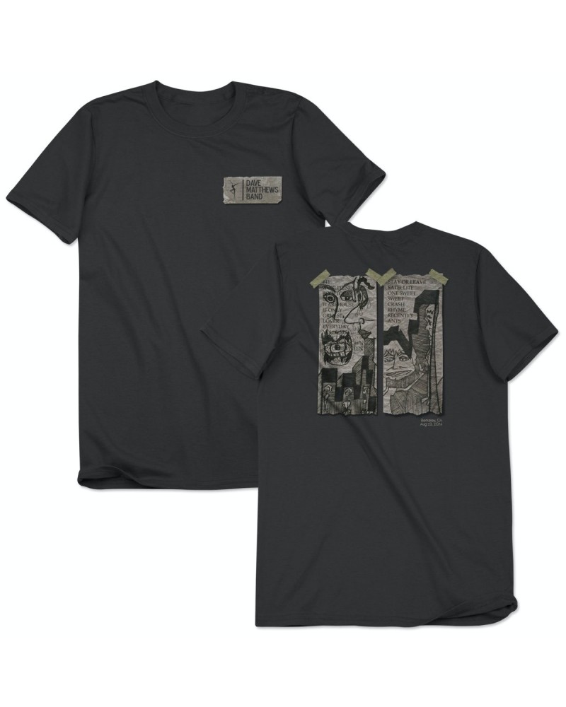 Dave Matthews Band Stefan Lessard Setlist Doodle T-shirt $4.80 Shirts