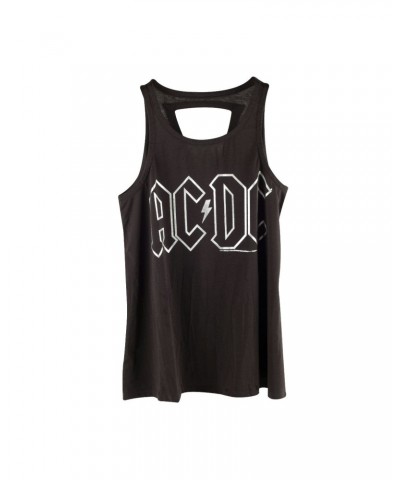 AC/DC Silver Logo with Lightning Bolt Tank Top $12.60 Shirts