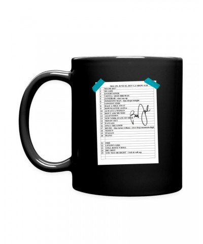 Billy Joel "6-2-23 MSG Set List" Black Mug Online Exclusive $7.00 Drinkware