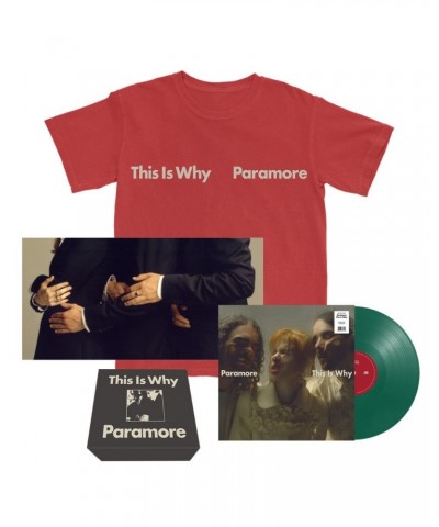 Paramore This Is Why Red T-Shirt Vinyl Boxset $13.17 Vinyl