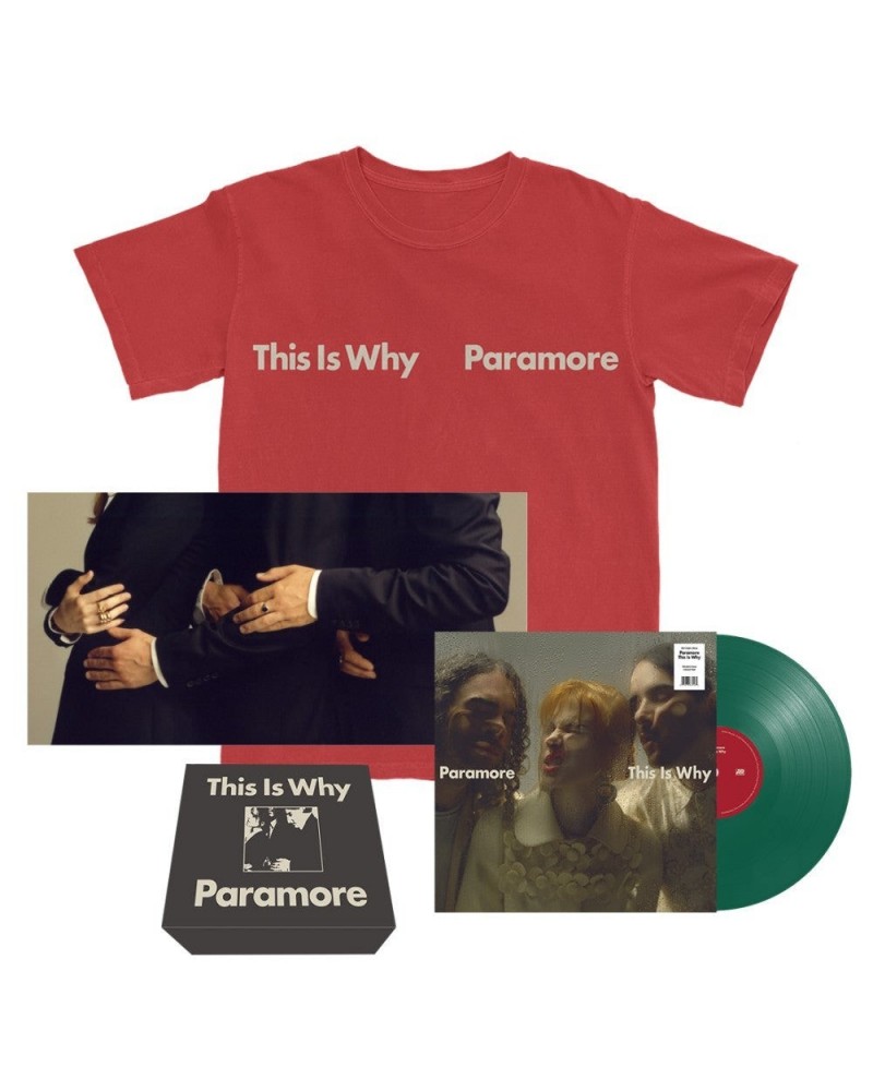 Paramore This Is Why Red T-Shirt Vinyl Boxset $13.17 Vinyl