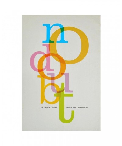 No Doubt Toronto Show Poster $4.98 Decor