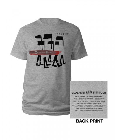 Depeche Mode Album/US Dates Grey T-shirt $14.00 Shirts