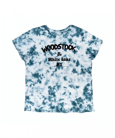 Woodstock White Lake Tie Dye Ladies Plus Size T-shirt $6.75 Shirts