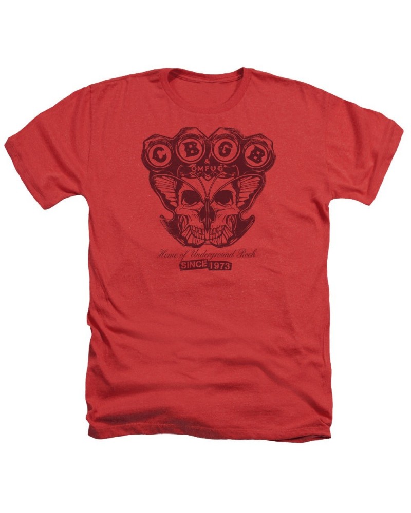 Cbgb Tee | MOTH SKULL Premium T Shirt $7.80 Shirts