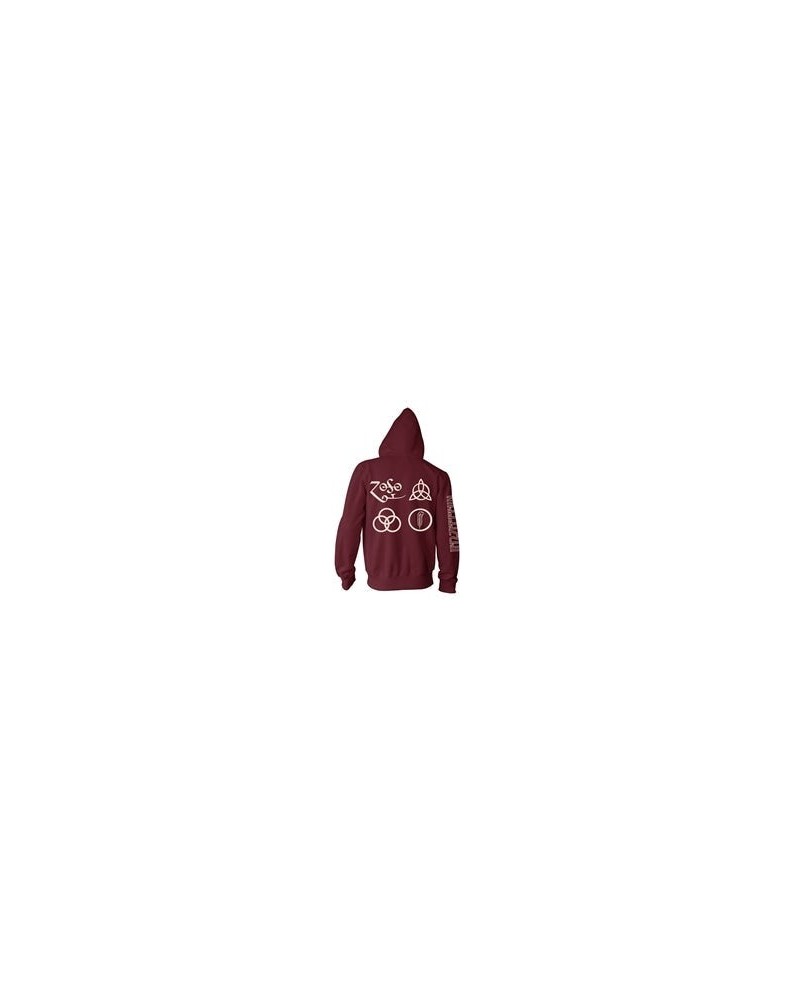 Led Zeppelin Hoodie - Symbols $21.51 Sweatshirts