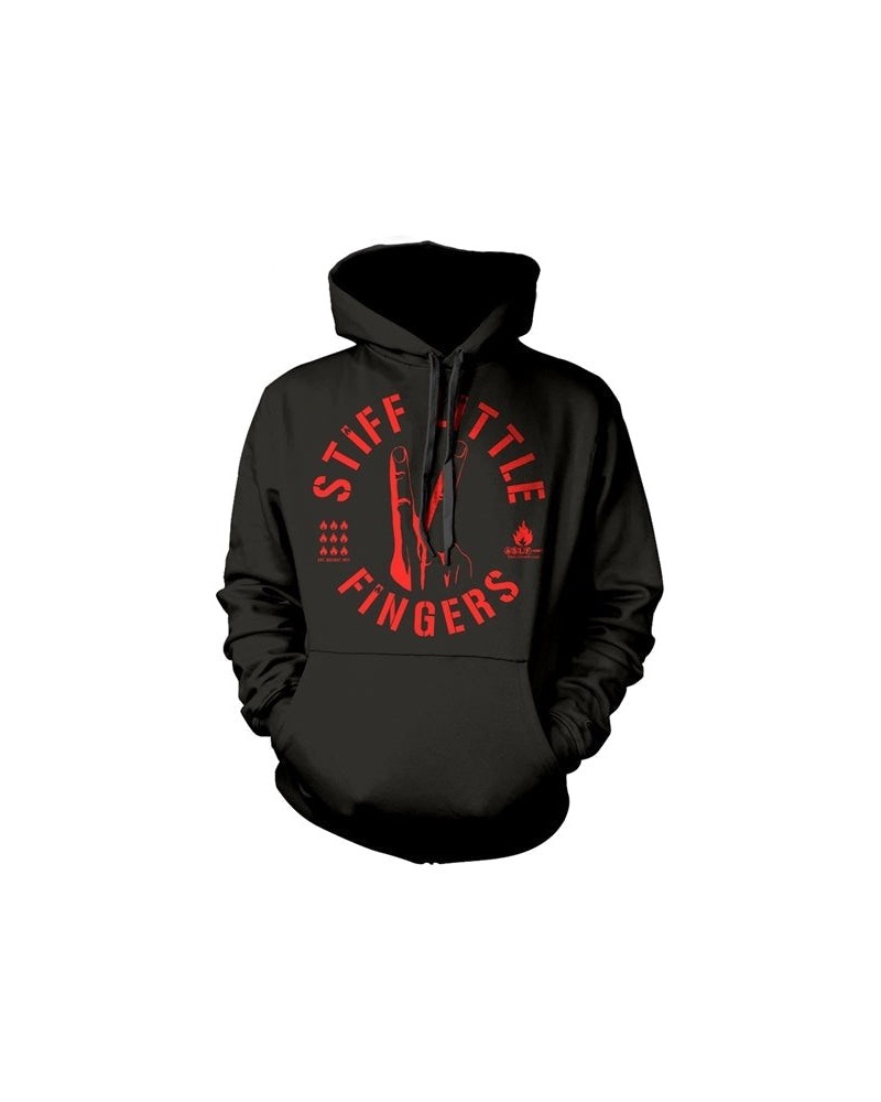 Stiff Little Fingers Hoodie - Digits $20.08 Sweatshirts