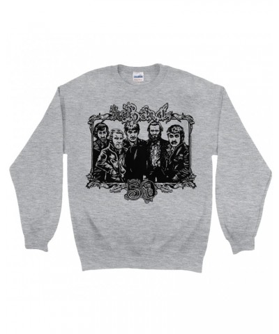 The Band Sweatshirt | 50th Anniversary Logo Black Sweatshirt $12.58 Sweatshirts