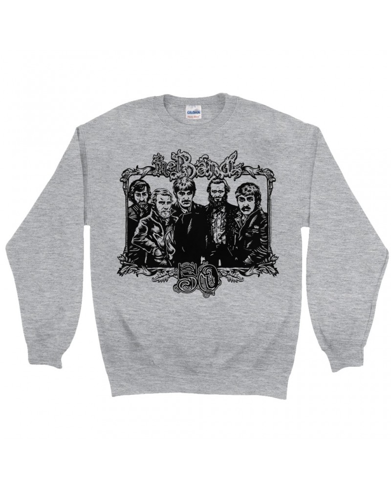 The Band Sweatshirt | 50th Anniversary Logo Black Sweatshirt $12.58 Sweatshirts