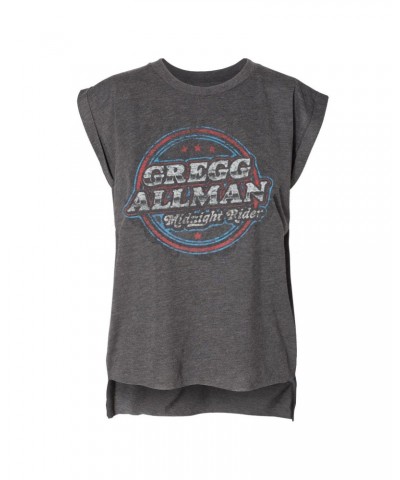 Gregg Allman Ladies Midnight Rider Badge Muscle T-Shirt $12.60 Shirts