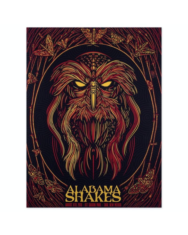 Alabama Shakes Show Poster - Taos NM 8/6/2016 $11.10 Decor