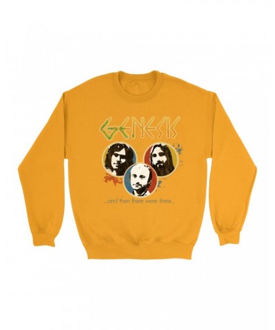 Genesis Bright Colored Sweatshirt | And Then There Were Three Design Distressed Sweatshirt $12.93 Sweatshirts