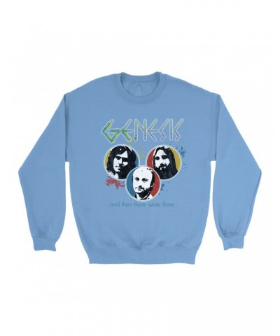 Genesis Bright Colored Sweatshirt | And Then There Were Three Design Distressed Sweatshirt $12.93 Sweatshirts