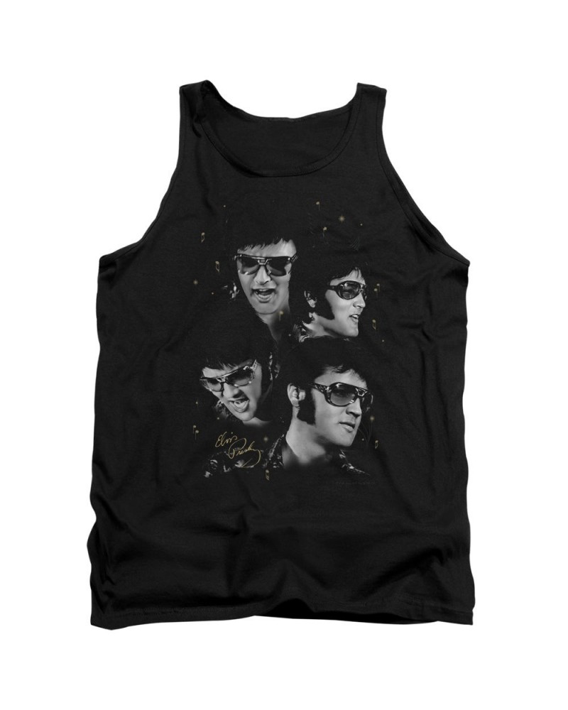 Elvis Presley Tank Top | FACES Sleeveless Shirt $8.82 Shirts