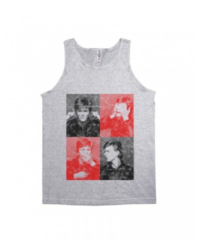 David Bowie Unisex Tank Top | Heros Photo Shoot Distressed Shirt $10.73 Shirts