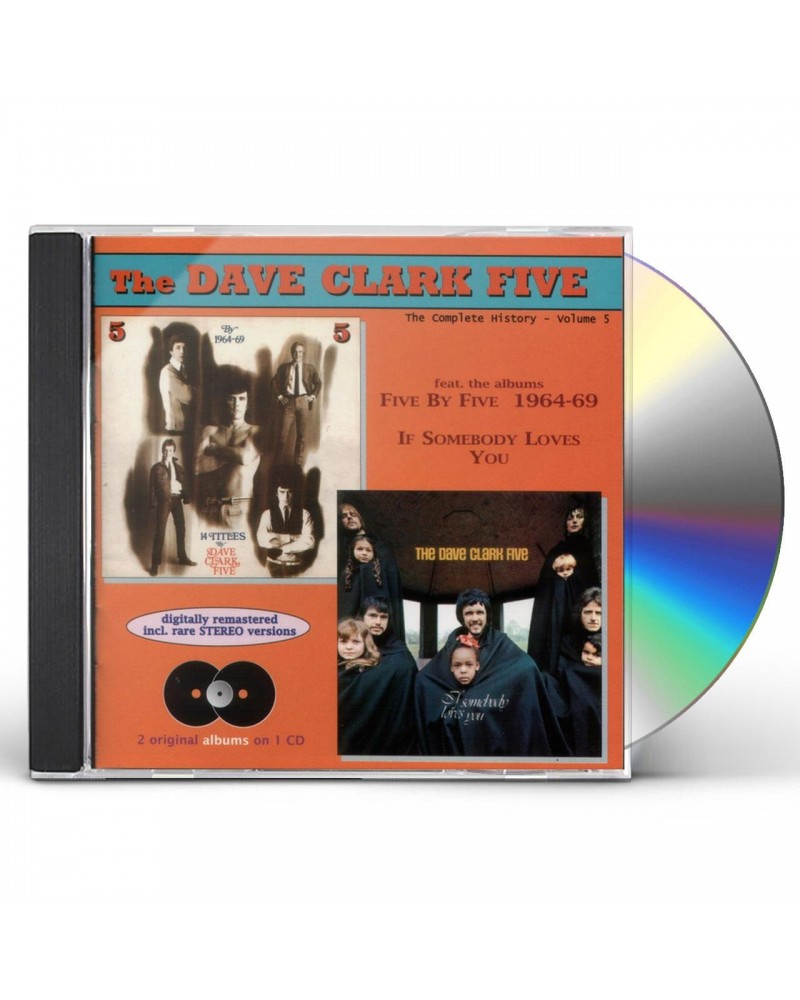 The Dave Clark Five VOLUME 5: 5X5 64-69 / SOMEBODY CD $9.69 CD