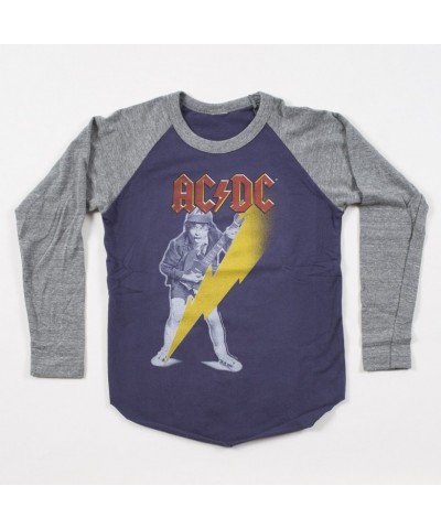 AC/DC Kids Blasted Bolt Raglan - Purple $10.20 Shirts