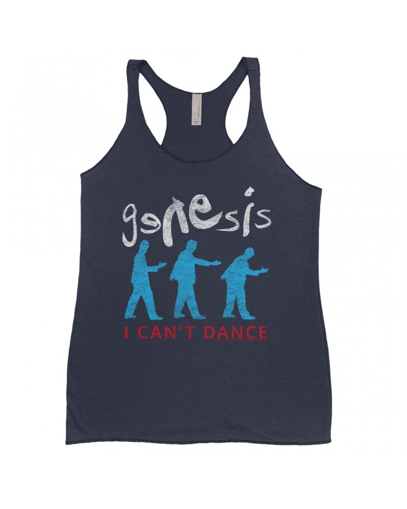 Genesis Ladies' Tank Top | I Can't Dance Logo Distressed Shirt $10.13 Shirts