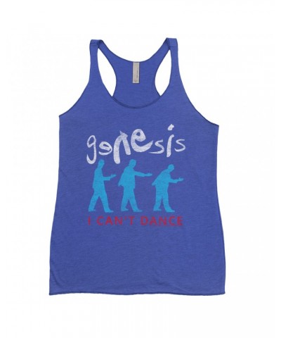 Genesis Ladies' Tank Top | I Can't Dance Logo Distressed Shirt $10.13 Shirts