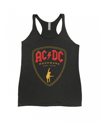 AC/DC Ladies' Tank Top | Rockware Est. 1973 Emblem Shirt $10.13 Shirts