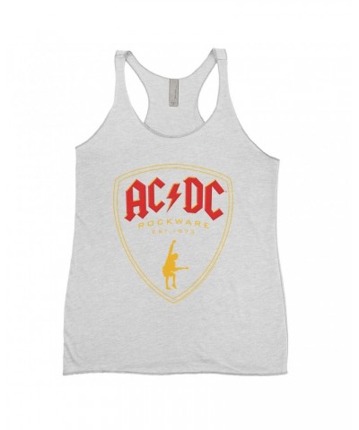 AC/DC Ladies' Tank Top | Rockware Est. 1973 Emblem Shirt $10.13 Shirts