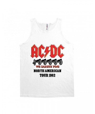 AC/DC Unisex Tank Top | We Salute You North American Tour 1982 Shirt $11.48 Shirts