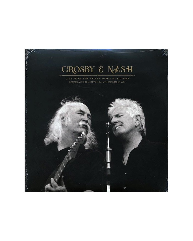 David Crosby Graham Nash LP - Live From The Valley Forge Music Fair: Broadcast From Devon PA 4th December 1986 (2xLP) (Vinyl)...