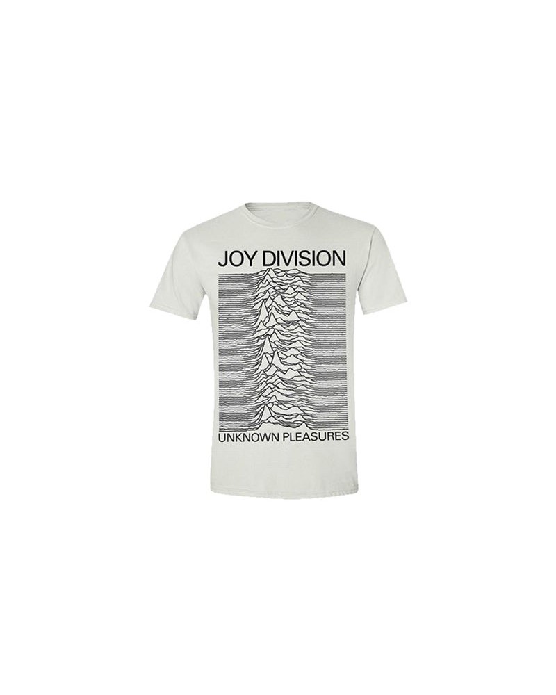 Joy Division T-Shirt - Unknown Pleasures (White) $13.44 Shirts