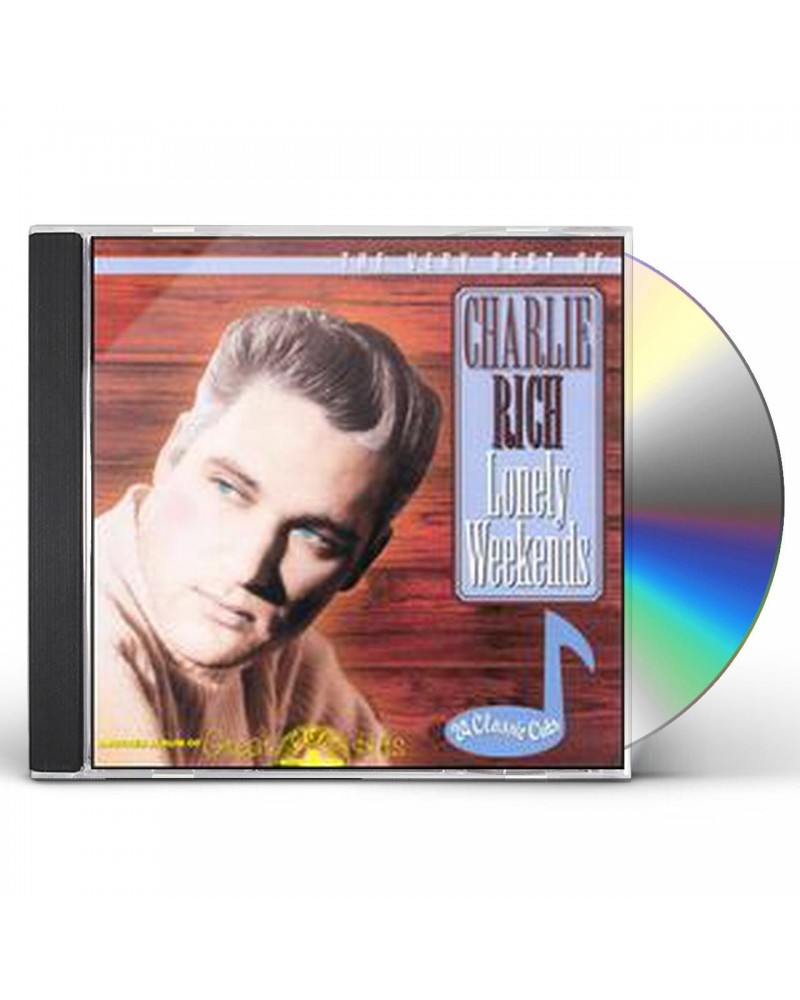 Charlie Rich LONELY WEEKENDS: VERY BEST OF CD $5.46 CD