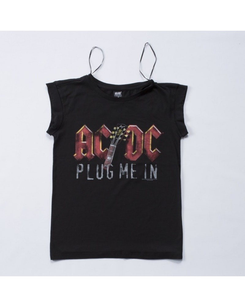 AC/DC Women's Oversize Plug Me In T-Shirt $1.65 Shirts