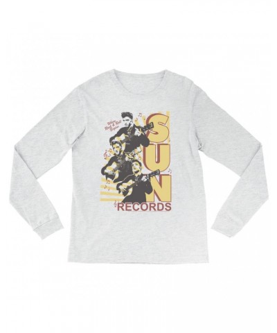 Elvis Presley Long Sleeve Shirt | Performing Collage Where Rock N' Roll Began Shirt $10.78 Shirts