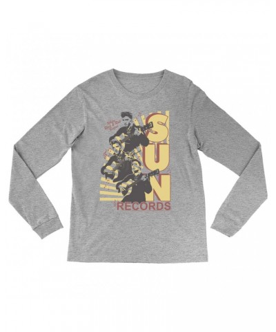 Elvis Presley Long Sleeve Shirt | Performing Collage Where Rock N' Roll Began Shirt $10.78 Shirts