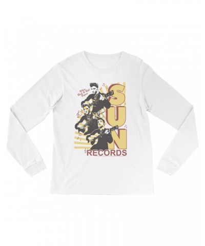 Elvis Presley Long Sleeve Shirt | Performing Collage Where Rock N' Roll Began Shirt $10.78 Shirts