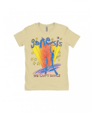 Genesis Ladies' Boyfriend T-Shirt | We Can't Dance Colorful Sketch Distressed Shirt $12.23 Shirts