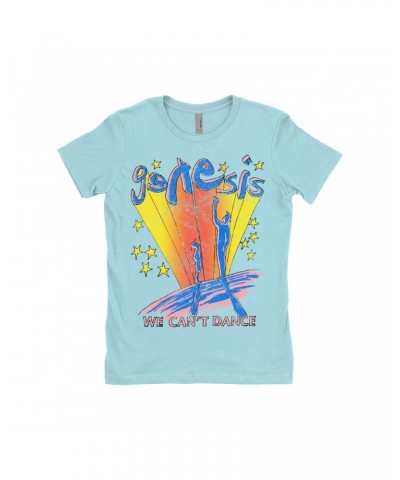 Genesis Ladies' Boyfriend T-Shirt | We Can't Dance Colorful Sketch Distressed Shirt $12.23 Shirts