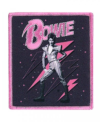 David Bowie Pink Bolts 3.3"x3.8" Patch $2.87 Accessories