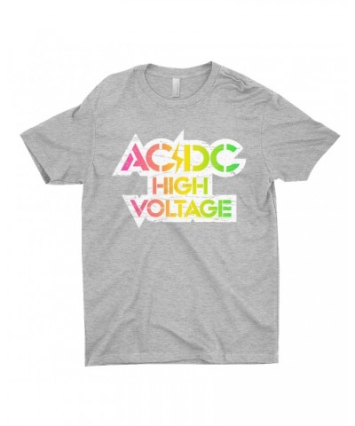 AC/DC T-Shirt | Neon High Voltage Logo Shirt $10.23 Shirts