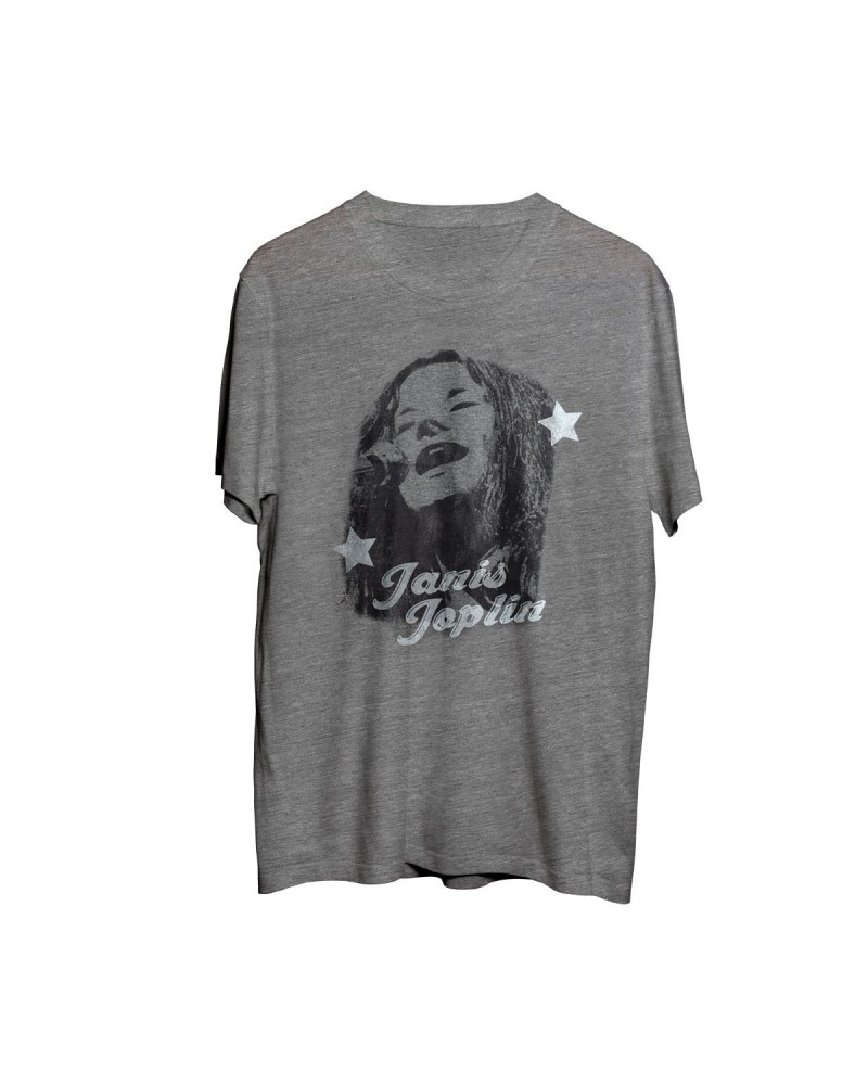 Janis Joplin Grey Photo T-Shirt $8.00 Shirts