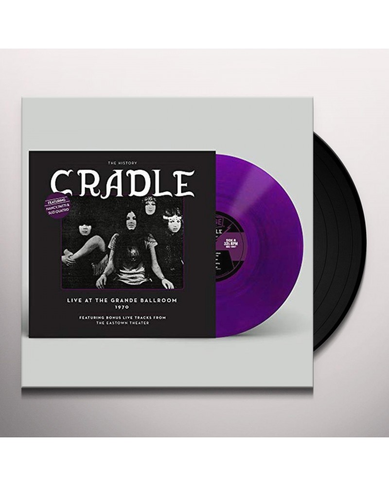 The Cradle HISTORY: LIVE AT THE GRANDE BALLROOM 1970 Vinyl Record $10.03 Vinyl