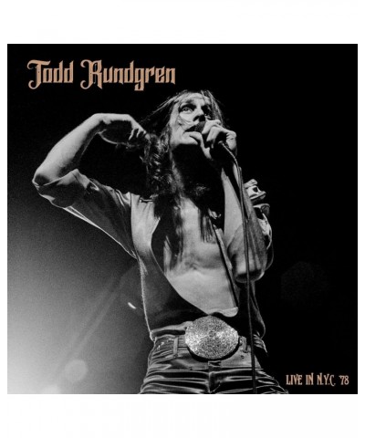 Todd Rundgren Live in NYC '78 (Gold) Vinyl Record $10.80 Vinyl